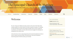 Desktop Screenshot of episcopalstmatthew.org